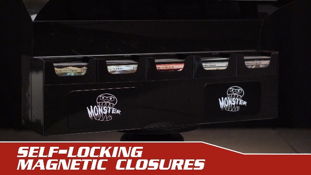 Amazon.com: Monster Protectors Magnetic Deca 10 Deck Box- White