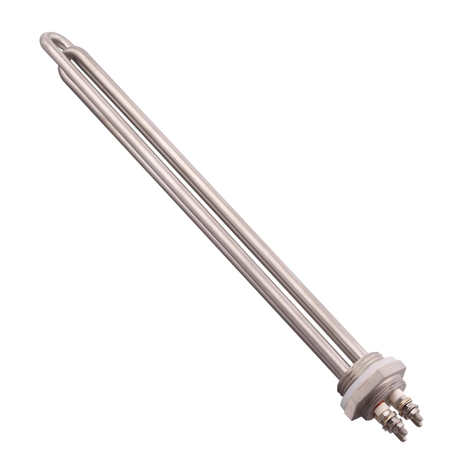 Rezystor do podgrzewacza wody, DN25 1-calowy element podgrzewacza wody BSP 220 V 1000 W / 1500 SUS304 Wielokolorowy(Silver,1000w)