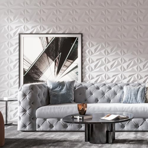 image for Art3dwallpanels 33 Pack 3D Wall Panel Diamond for Interior Wall Décor