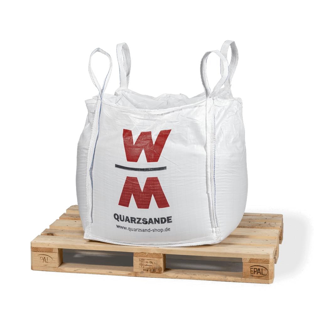 hochreiner feuergetrockneter Quarzsand 500kg Big Bag (beige, 0.7-1.2mm)