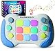 Azyh Fast Push Game Fidget Toys Handle, Upgraded Flashing Quick Press Games Pro für Kinder, Speed Push Light Up Fidget Game, Pädagogische Handheld-Konsole Gamepad Spielzeug für Jungen, Mädchen, Teens