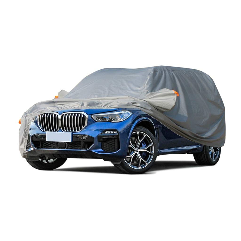 Car Cover/Compatible with BMW X5 / Heavy Duty SUV Car Cover Indoor & Outdoor Oxford Cloth Automobile Clothing Four Seasons Four Seasons Full Car Cover (Color : Silver Gray, Size : 2004)