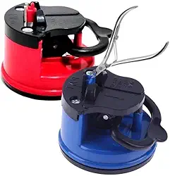 Afiador De Alicate De Unha Amolador de Faces e Afiador de facas e laminas Ventosa para fixacao