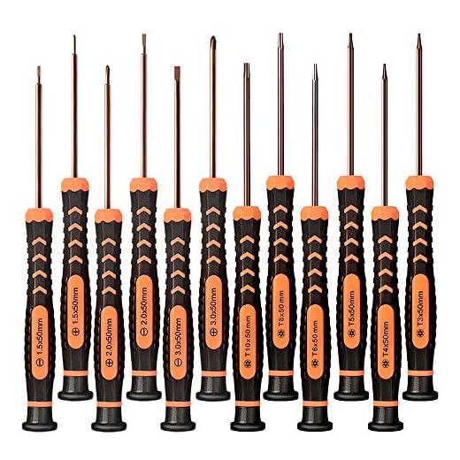 Precision Screwdriver Set of 12, TECKMAN Torx,Phillips,Flathead Screwdriver Set with T3 T4 T5 T6 T8 T10 Torx and Ph0 Ph00 Ph000 Phillips Screwdrivers for Xbox,PS4,Computer and Other Electronic Repairs