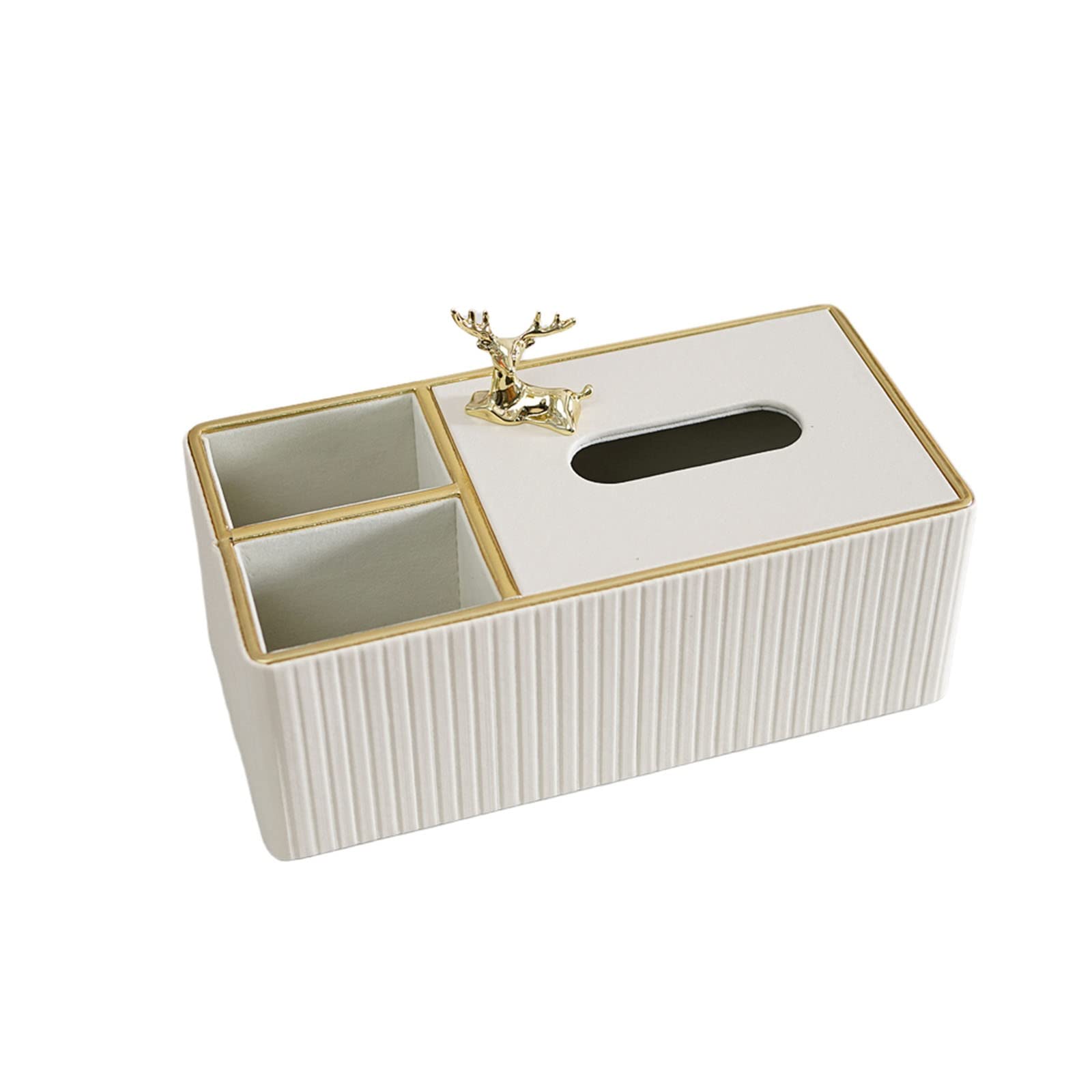 Portafazzoletti Multifunzionale Set di scatole for asciugamani di carta di lusso, decorazione for la casa, camera modello, soggiorno, tavolo da tè, tavolo da pranzo, ripostiglio multifunzionale di alt
