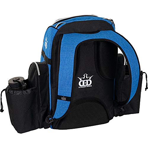Dynamic Discs Paratrooper Backpack Disc Golf Bag - Heather Blue - Thumbnail 2