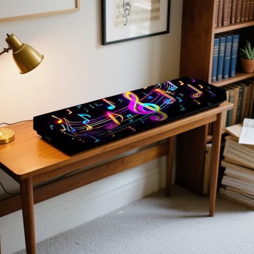 Image of Nuxovilar Neon Note Piano Cover Elastic Milk Silk 88 Key