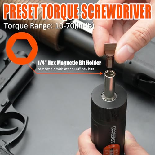 coobeast 38Pcs Torque Screwdriver Set