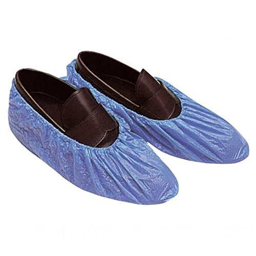Copriscarpa in pvc celeste da 100 pz - protezione