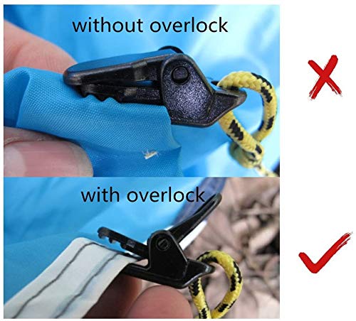Tarp Clip 20Pcs Heavy Duty Plastic Multi-Purpose Clamps Tarp Awning Clips Reusable Tent Tighten Lock Grip For Outdoor Camping Black #TOP2