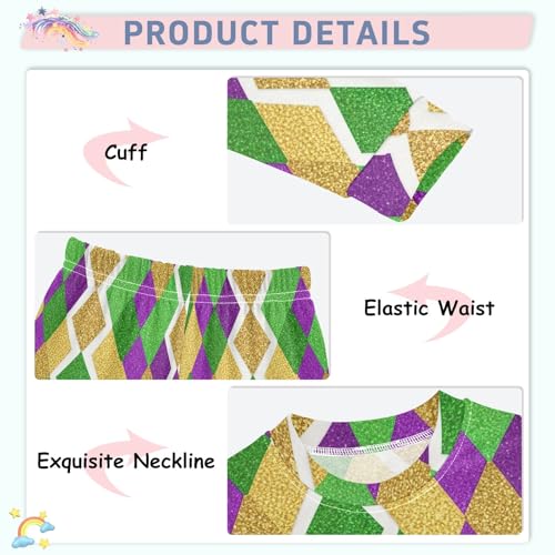 Argyle Green Purple Yellow Toddler Boys Girls 18M Clothing Set Long Sleeve Fall Clothes4