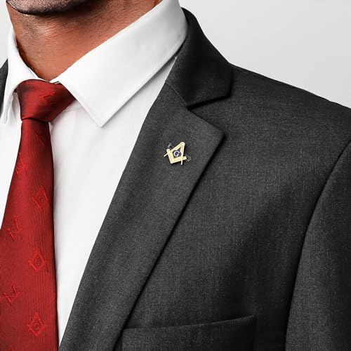 Masonic Tie Tack, Freemason Lapel Pin & Cufflinks2
