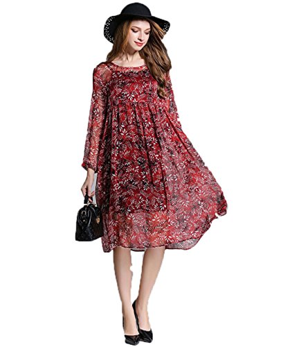 Robe longue rouge Sunny Yalí XXL idéale pour vos soirées d'été