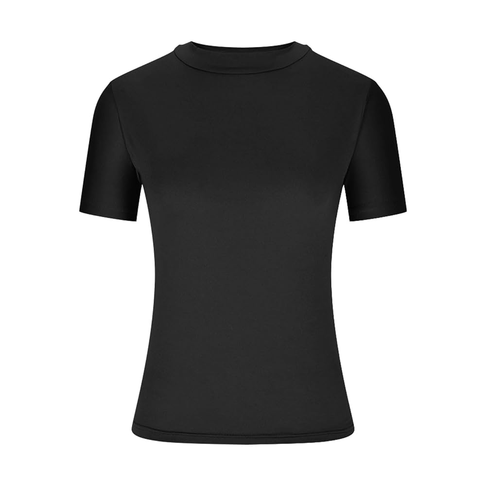 JOAU Women Going Out Casual T Shirt Summer Crew Neck Slim