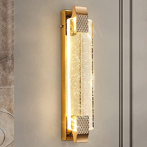 Luz de pared larga LED moderna con cristal de burbuja para sala de estar y dormitorio 8