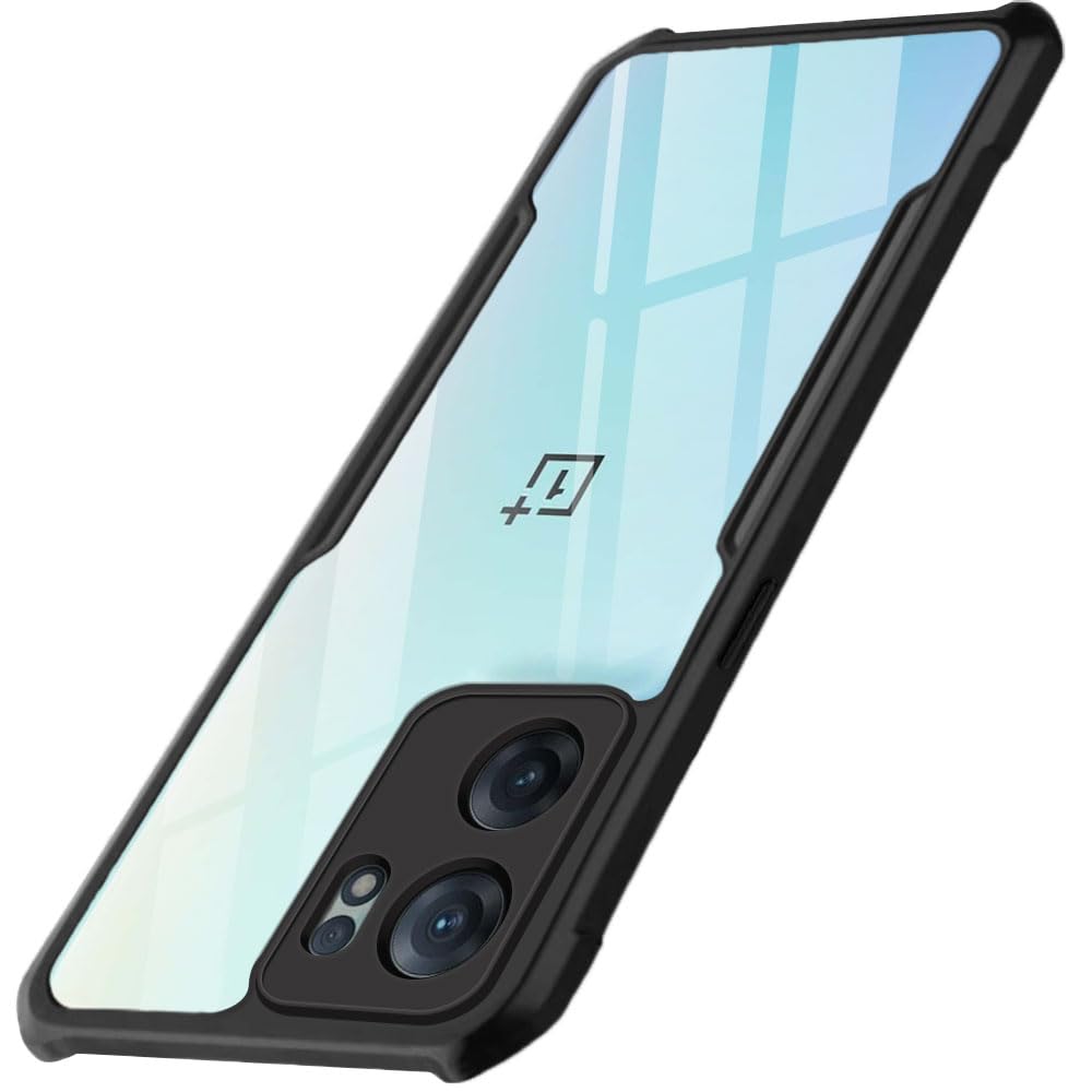 TheGiftKart Shockproof Crystal Clear Back Cover Case for OnePlus Nord CE 2 5G | 360 Degree Protection | Hard Transparent Back Cover Case for OnePlus Nord CE2 5G (PC & TPU, Black Bumper) (B09SM15R4G) Amazon Price History, Amazon Price Tracker