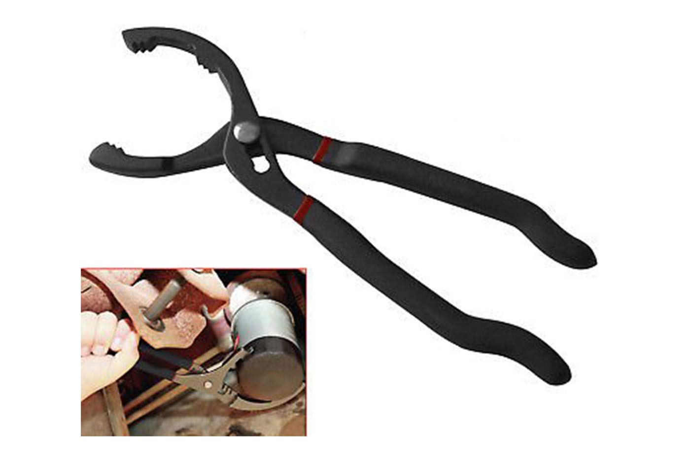 CHIAVE PINZA PER FILTRO OLIO MOTORE AUTOBLOCCANTE CATENA DA 20" 500MM - Foto 5