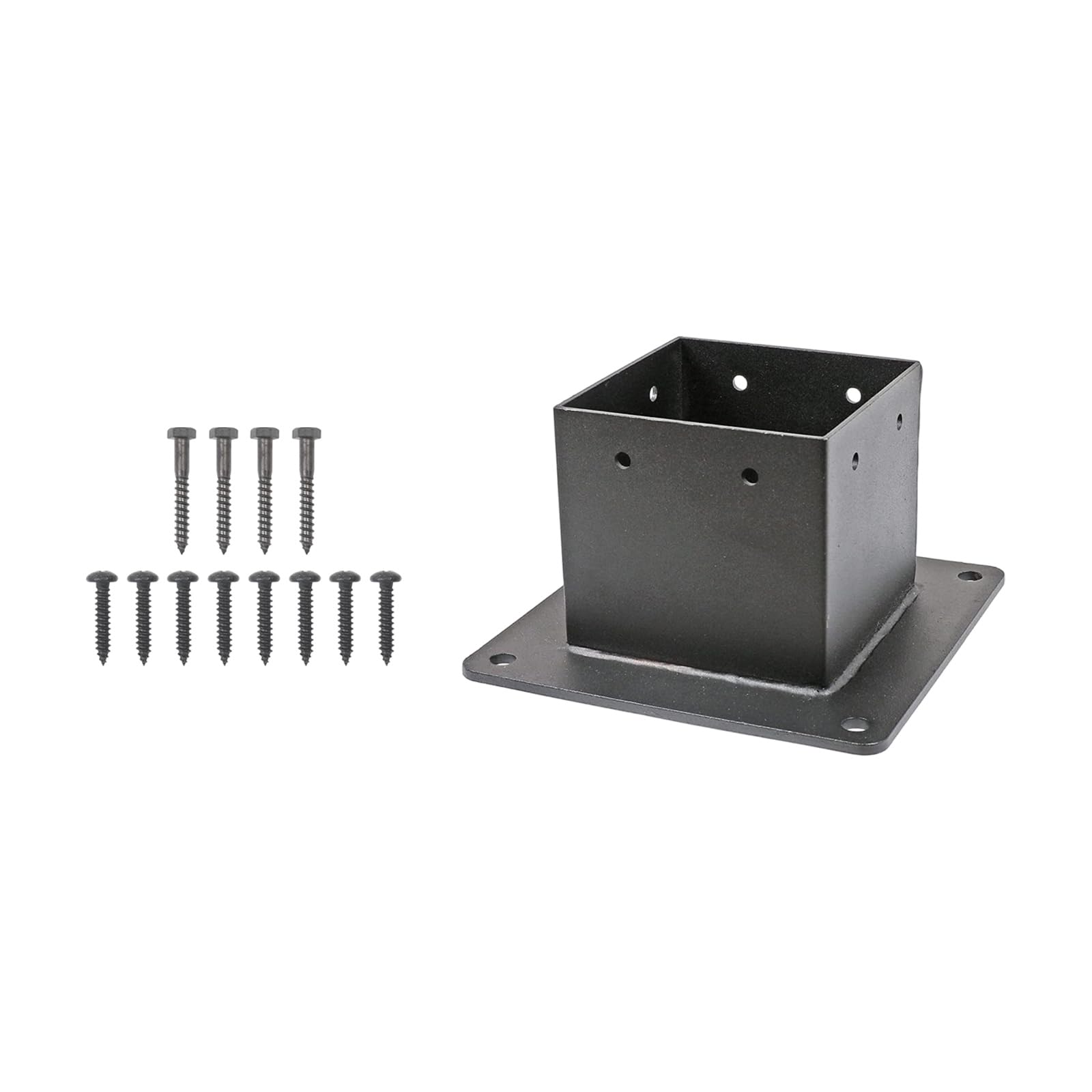 Piceioep Multicolor Durability Metal Post Brackets Weatherproofed Patios Railing Brackets For Stable Deck Railing Multipurpose Outdoor Post