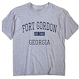 Fort Gordon Georgia T-Shirt EST Medium Grey