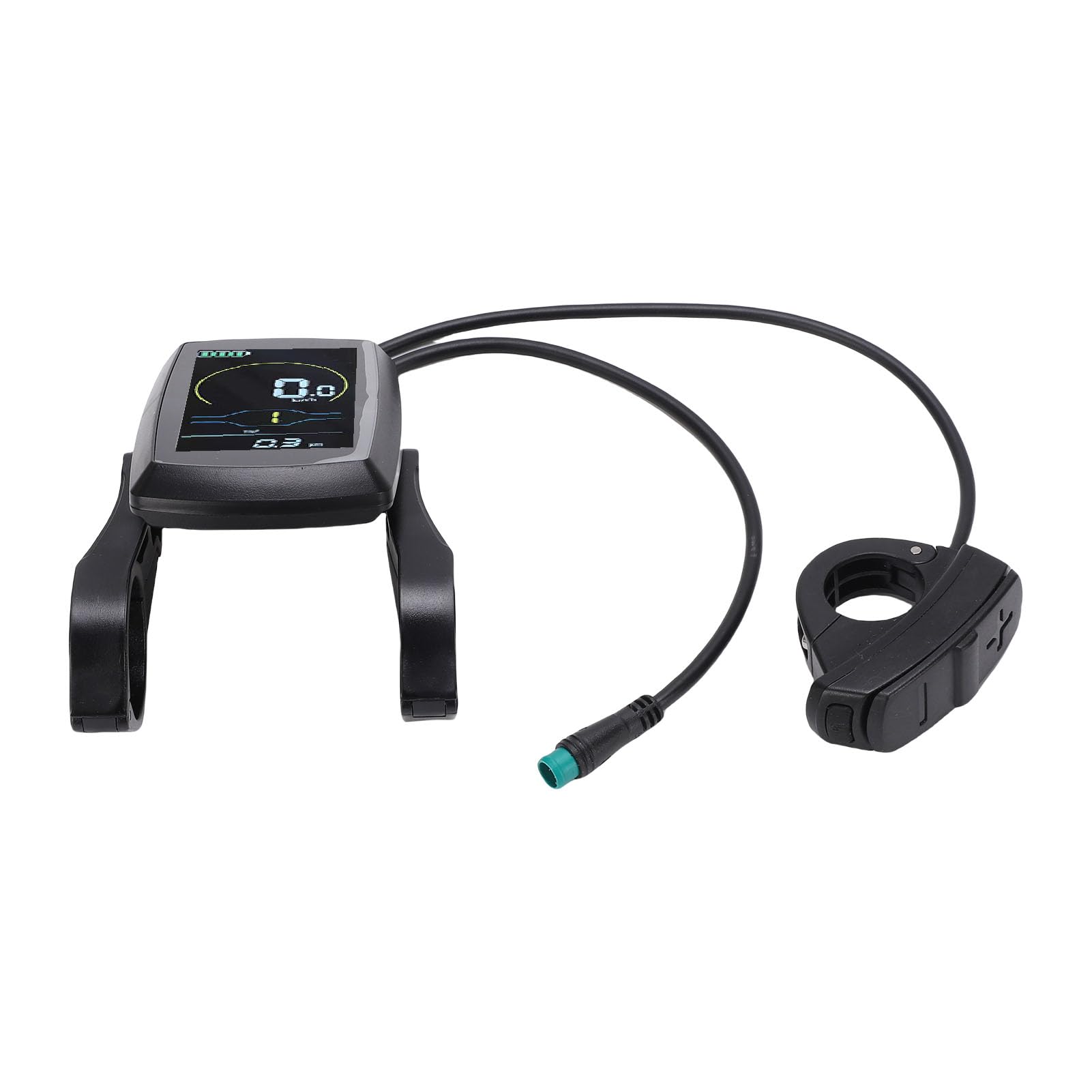 Cosiki Display LCD per Bici Elettrica, Contachilometri Tachimetro, Schermo per Bici Multifunzionale con Livello della Batteria e Regolazione della velocità, Ideale per la Sostituzione degli Schermi