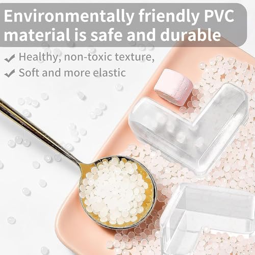 Image of ALINCOLN Pack of 8 Silicone Corner Protector for Baby | Transparent Baby Proofing Safety Cushions for Furniture, Tables, Beds & Cabinets | Corner Guards for Sharp Edges | Bed Safety Guard for Kid