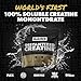 Gains in Bulk Instantized Creatine Monohydrate for Men & Women, Soluble Creatine Powder, Supports Muscle Building, Strength and Performance, Bodybuilding Supplements, Unflavored, 30 Servings