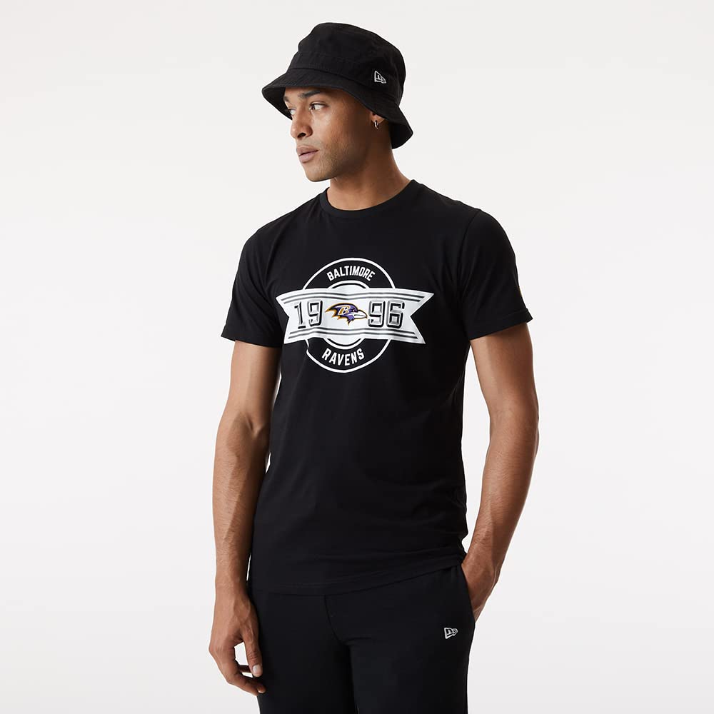 New Era NFL Team Established tee Balrav Camiseta de Manga Corta Hombre