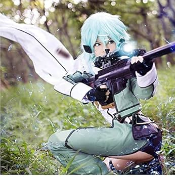 コスプレ SAO GGO シノン 朝田詩乃 衣装 Amazon.co.jp: 欣缘_COSPLAYソードアート・オンラインII