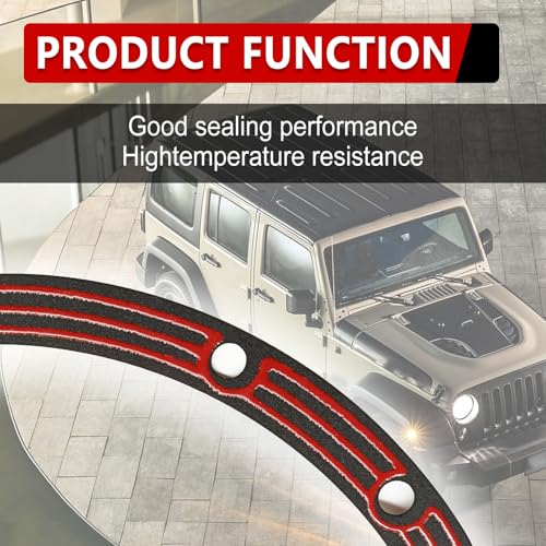 Image of D030 Differential Cover Gasket Compatible with Ford JP Front Axle Dana 30 Fit for Dana 25 /27 /30