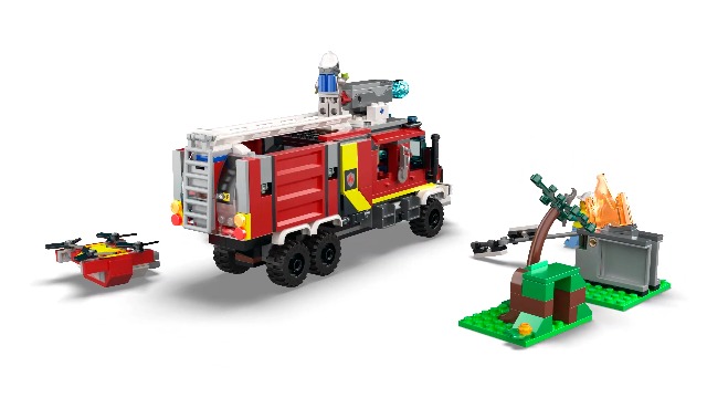 あつです♪ EGO City Fire Command Truck 60374 Speed Build & Review - YouTube