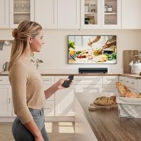 Saiyin 2.0-Kanal Soundbar für TV Geräte, 14.2 Zoll kompakte TV-Soundbar, 40 W Lautsprecher für Fernseher mit Optischer/AUX/Bluetooth-Verbindung, 3 EQ-Effekte für TV/PC/Projektor – Ansicht 5