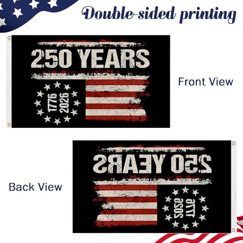 Image of 3x5 FT American Flag - Double-sided printing USA Flag with Bold Quote inchWe'll Put a Boot in Your As s It's the American Way inch,Made of Polyester,Vibrant Colors, Brass Grommets for Outdoor & Indoor Display (250TH-3)