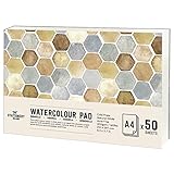 LA LONA PERFECTA - Nuestro papel para acuarela es el medio ideal para cualquier artista de acuarela, ¡Es compatible con todas las técnicas imaginables! Sus páginas gruesas lo hacen perfecto para pinturas de acuarelas, pinceles y lápices y funciona como una almohadilla de medios mixtos, lo que permite todas las formas de arte