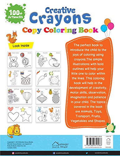 My Big Book of Creative Crayons: Copy Coloring Book