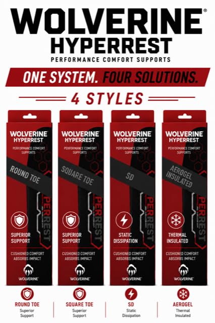 Plantillas ergonómicas para botas punta cuadrada Wolverine miniatura 6