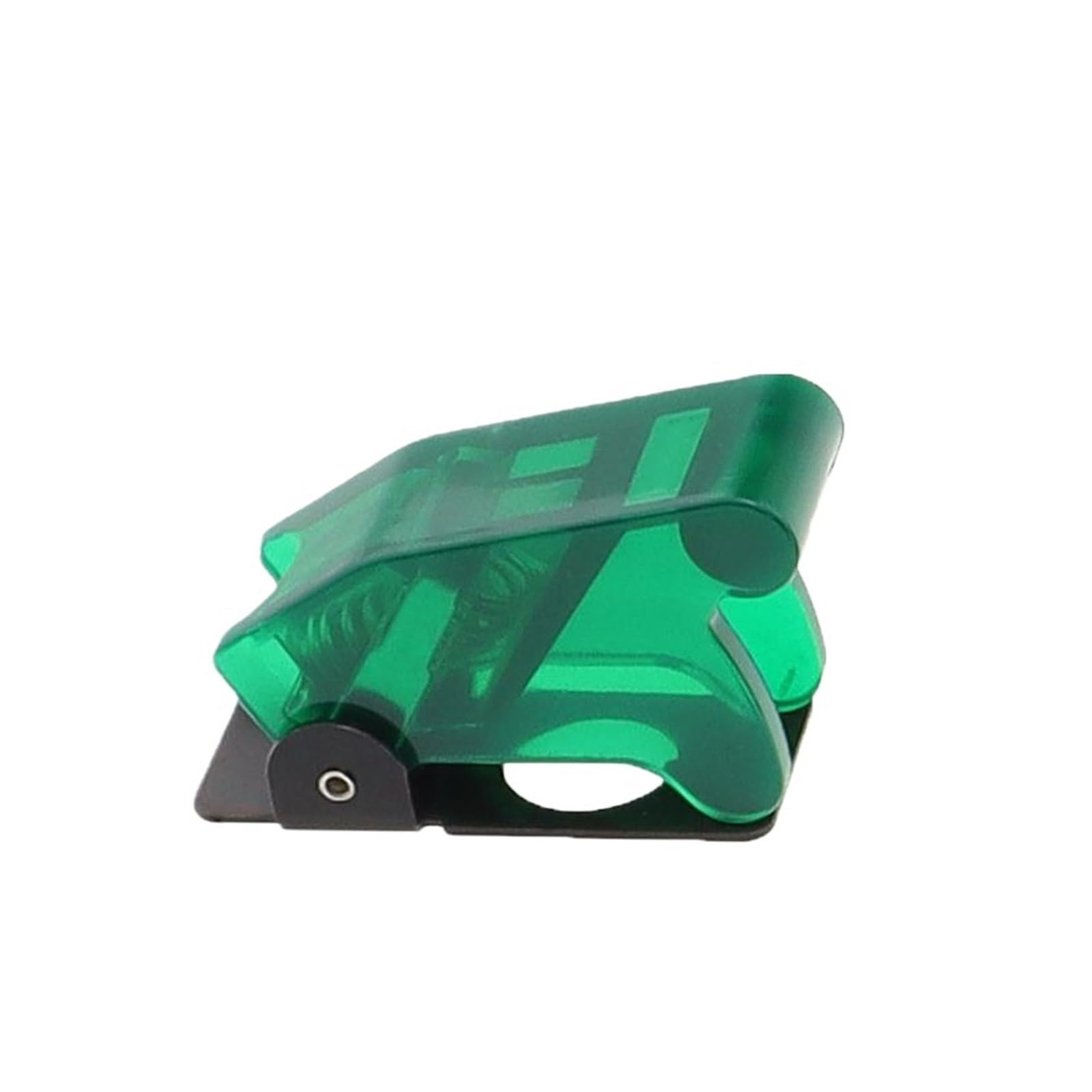 Cubierta para interruptor de palanca verde transparente y protector de botones LED para barcos 2