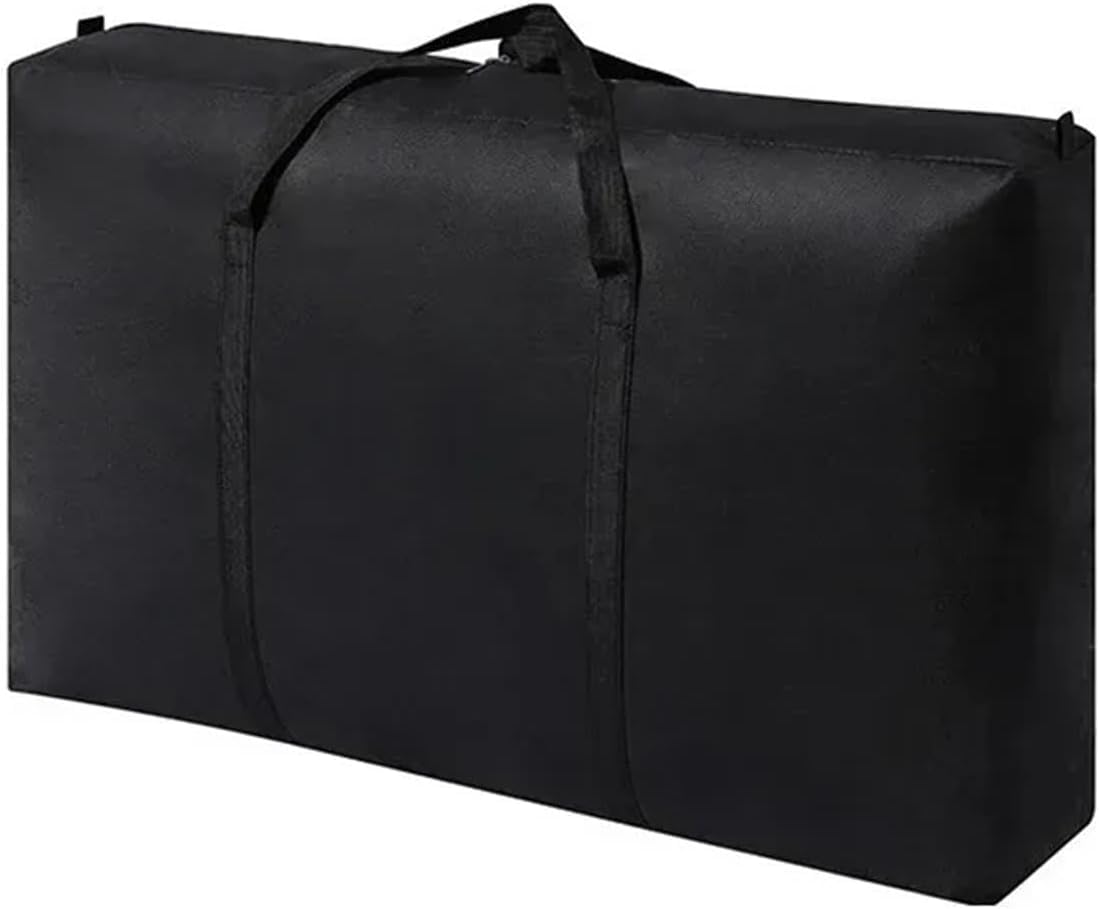 ZGHNASHUN Waterproof Bag Waterproof Storage Bags Big Capacity Bag Portable Dustproof Moistureproof Quilt Clothes Closet Under-Bed Packing Organizer(Black,180L 100x60x30cm)