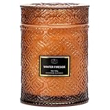 Winter Scented Candles, Winter Fireside Scented Candle, 19oz Large Candles for Xmas Home Decor, Christmas Gifts for Women, Christmas Luxury Scented Candles for Women, 88 Hours Burning Time