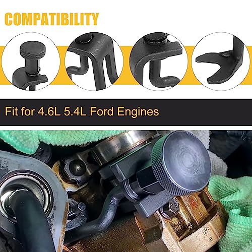 Spring Compressor Tool,3 Valve Spring Compressor Fit For 4.6L 5.4L Ford Engines Repair - Easily Service Camshafts,Valve Seals,Valve Springs And Retainers #TOP1