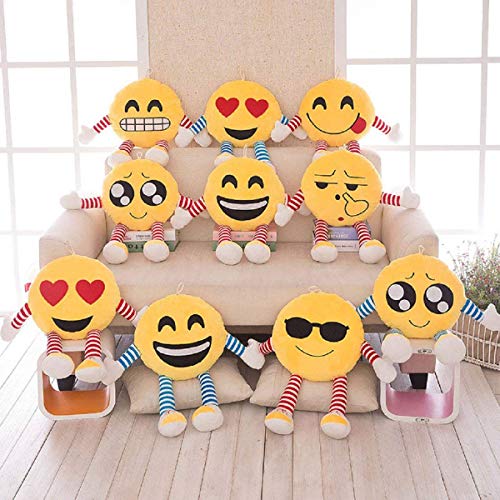 Image of HUG 'n' FEEL SOFT TOYS Long Soft Lovable hugable Cute GiantTeddy Plush & Stuffed Toys (Emoji Pillow, Smiley Emoji)