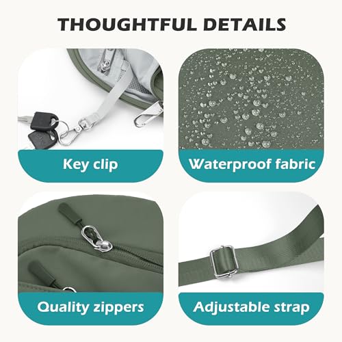 TOPEAST Anti-Theft Waterproof Crossbody Bag