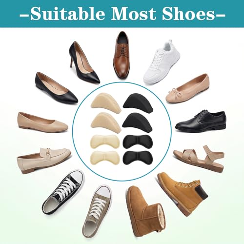 ElevateTech 4 pares de rellenos para zapatos y almohadillas para talón miniatura 7