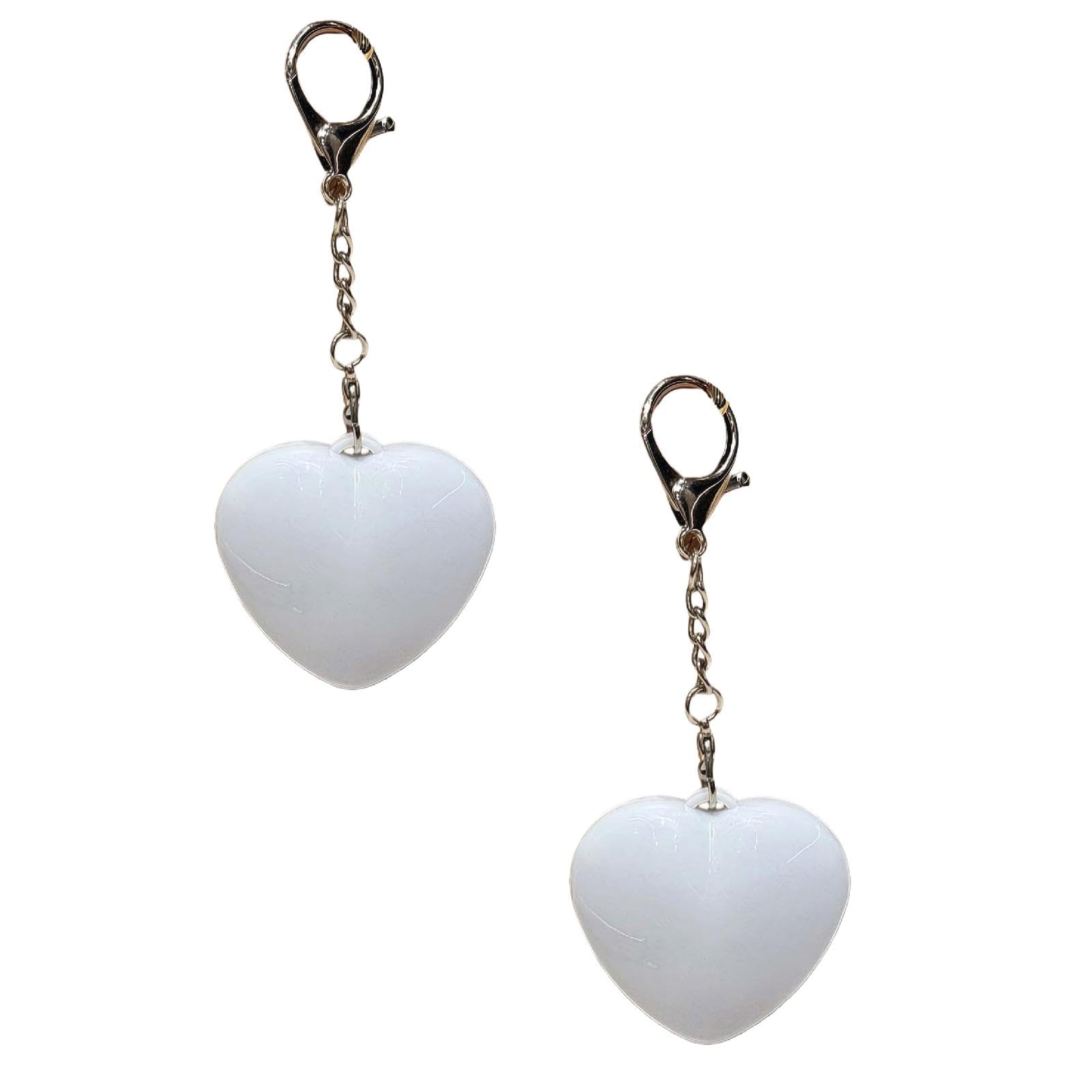 2Pc Touch Sensing Light, Sensing Light Purse Lights for Women, LED Automatic Glow Lights, Heart Bag Lamp with Motion Sensor, Rechargeable Handbag Mini Flashlight (K)