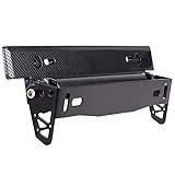 Aiuphing License Plate Holder,Adjustable ABS Racing License Plate Bracket,Universal Carbon Fiber Loo