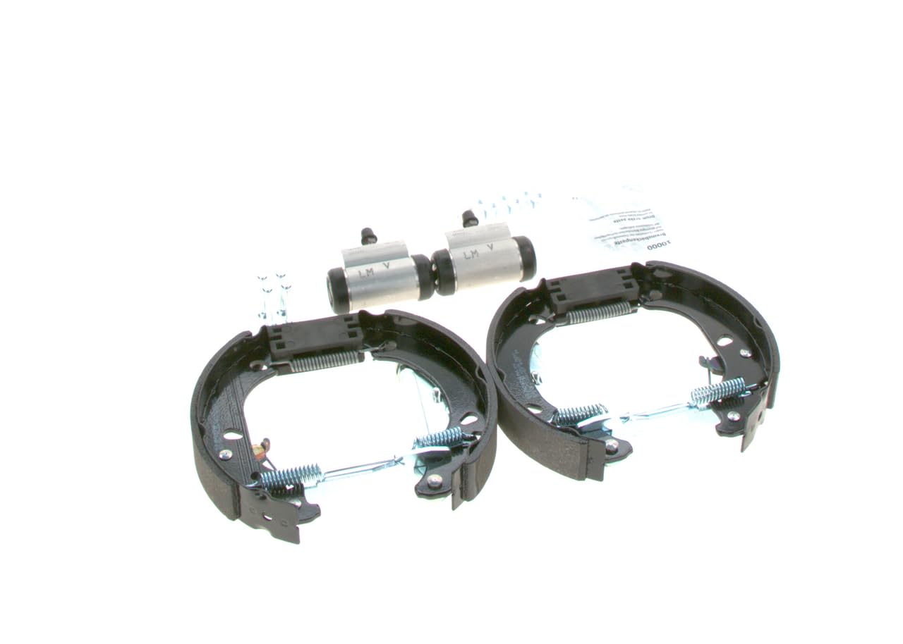 Bosch KS620 Kit Super Pro - Kit freno a tamburo posteriore - 1 set preassemblato, 2 cilindri freno a ruota, 4 ganasce freno