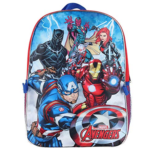 Marvel Avengers 16" Backpack With Detachable Matching Lunch Box Featuring Ant-Man, Black Panther And Other Super Heros #TOP1