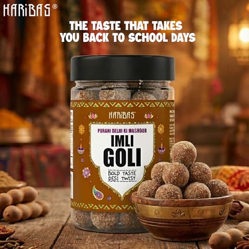 Image of HARIBAS Imli Laddu 300gms Tasty Natural Digestive Candy Pops /Churan Goli