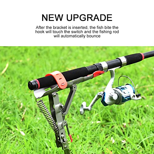 Support Canne a Peche Titulaires de Canne à pêche Pêche Acier Inoxydable Pôle Tackle Storage Accessoires de pêche en Plein air Support d'extérieur Support de Canne à Pêche