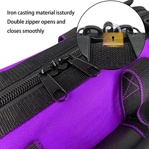 Sac à outils de jardin 40,6 cm polyester 600D grand volume couleur violette