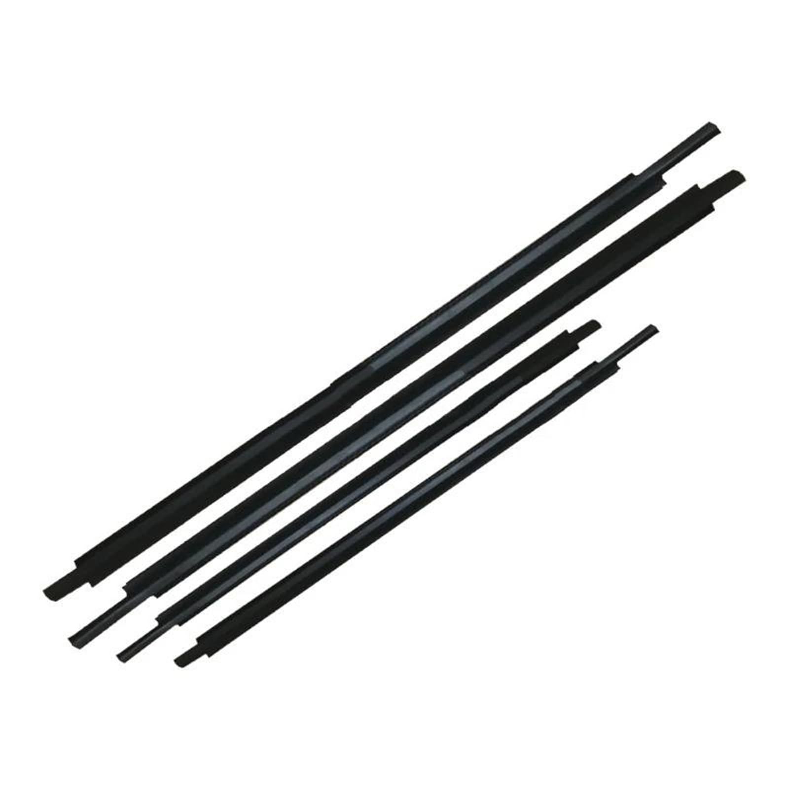 for Ford for Mondeo 2001-2007 Black Side Window Rubber Weatherstrip Seal Belt Trim Wiper Glasses Seals ATGCBCAUF